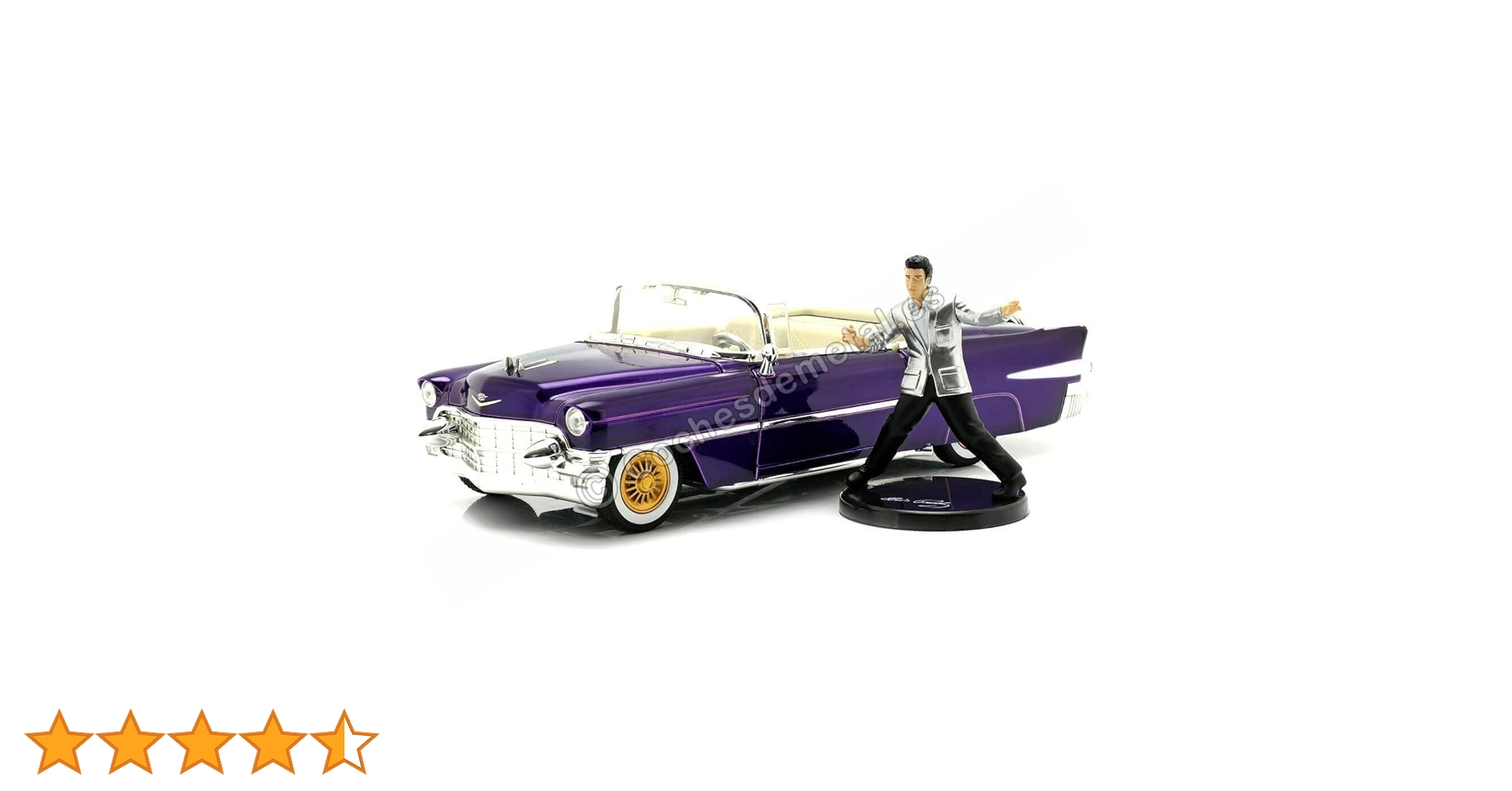 JADA TOYS - Cadillac Eldorado + Elvis Presley Figure - 1956-1/24